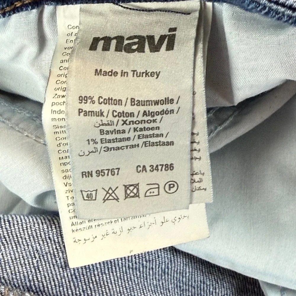 Mavi Men's Jeans Zach Straight Leg‎ Size 34X30 Medium Dark Wash